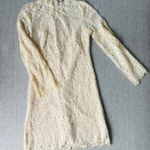 Simplee lace dress sexy apricot